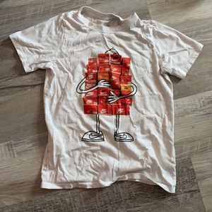 White Nike tee